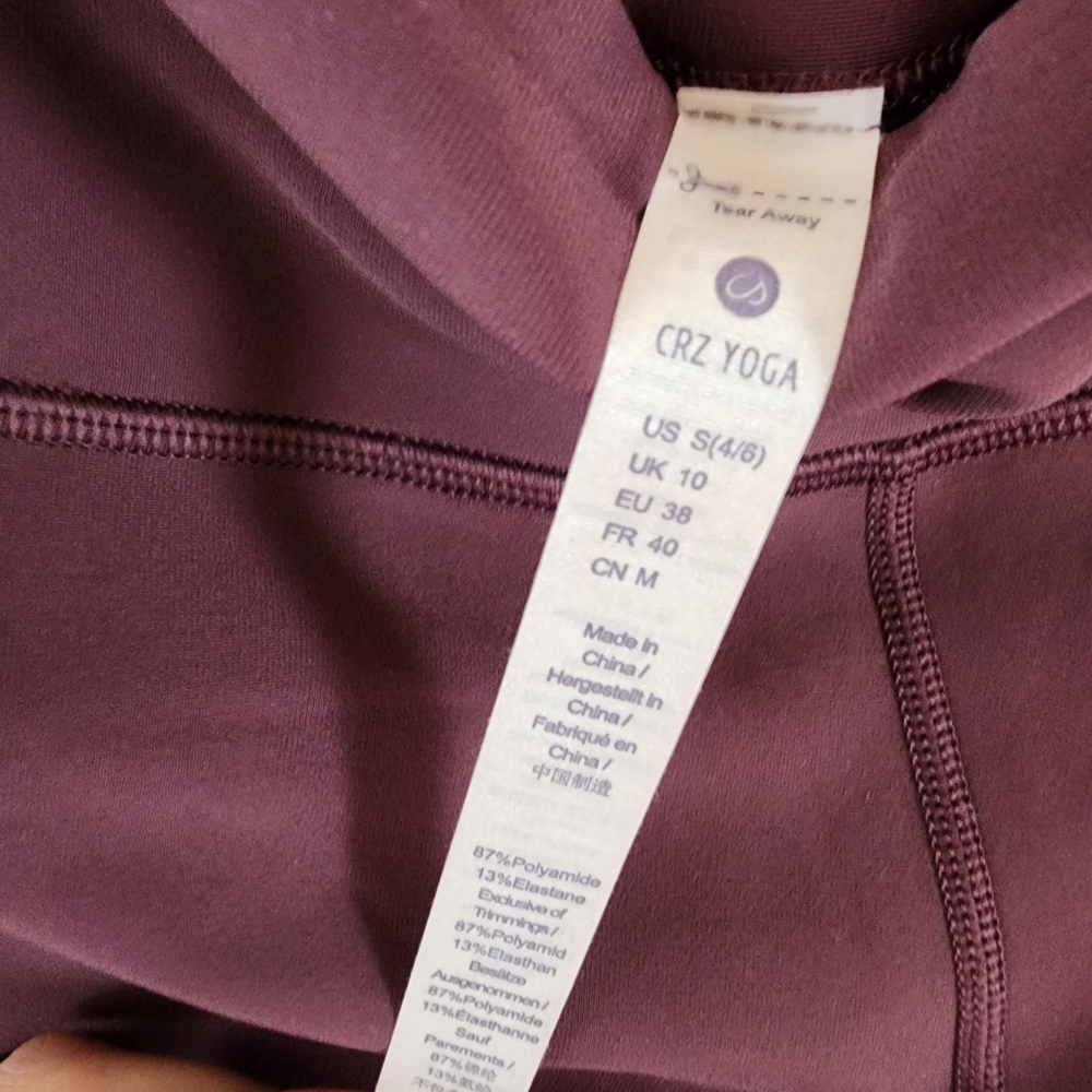 CRZ Yoga Fleece Lined 28" Leggings - Picture 6 of 8